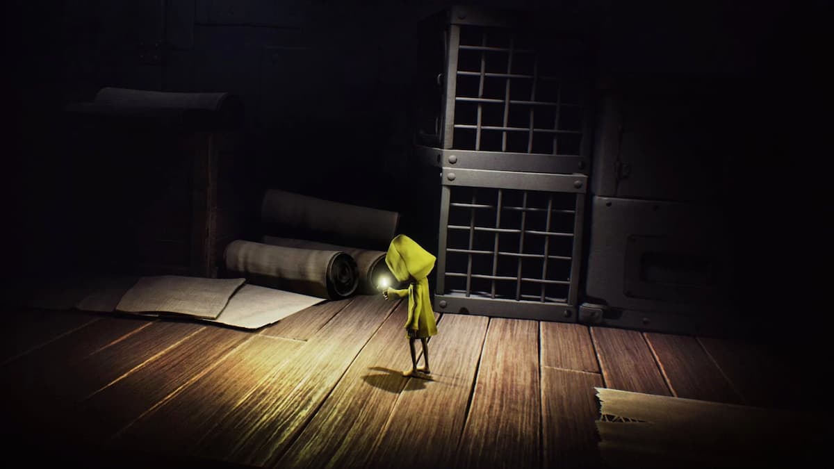 six in her yellow raincoat in little nightmares