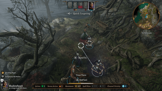 A group of adventurers in the heat of battle.