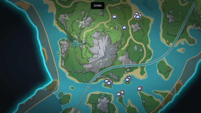 A map of Romaritime Harbor with Romaritime Flowers marked.