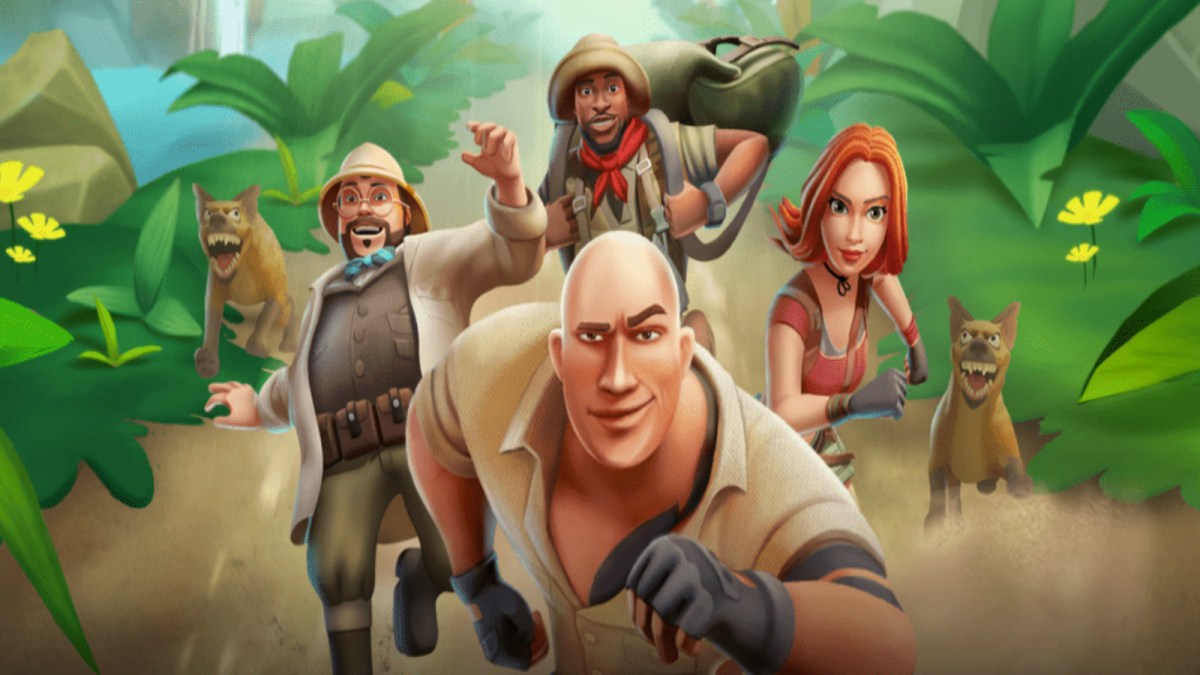 A promotional image for CrazyLabs Jumanji mobile title.