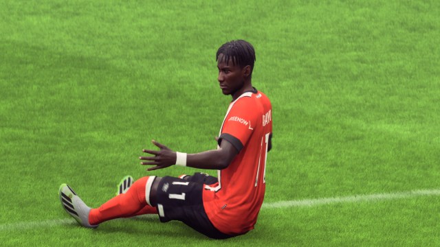 Elijah Adebayo of Luton Town celebrates scoring a goal in EA FC 24.