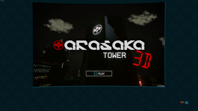 The Arasaka Tower 3D game screen