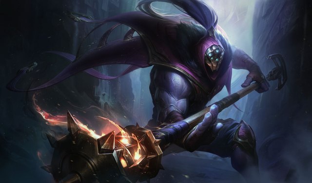 Jax's new splash art in League of Legends.