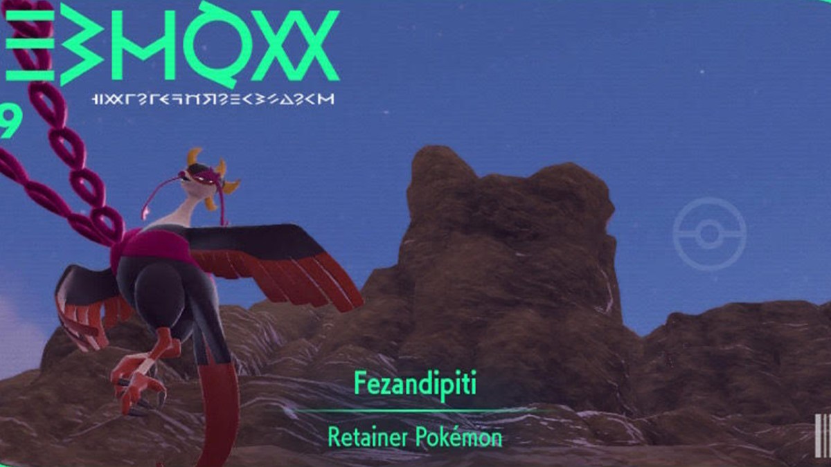 Fezandipiti scarlet and violet pokedex entry