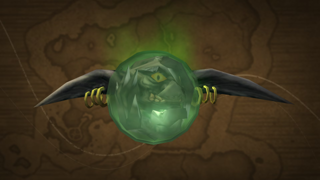 A ball with an Imp inside it.