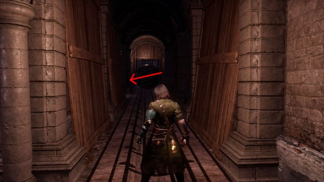 A ramp with an electric ball hazard in Lies of P.