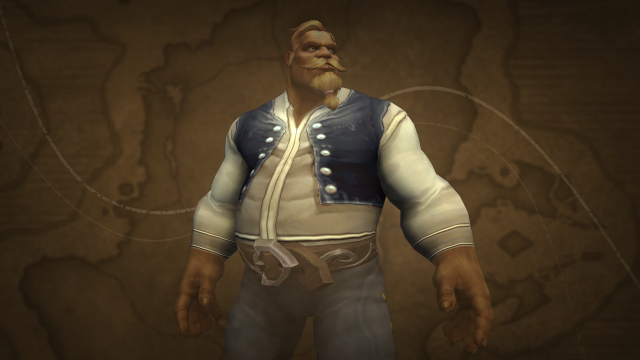 Kul'Tiran wearing Shifty Merchant’s Tunic