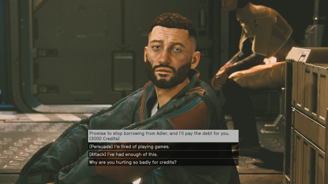 Starfield Karl Fielding dialogue options