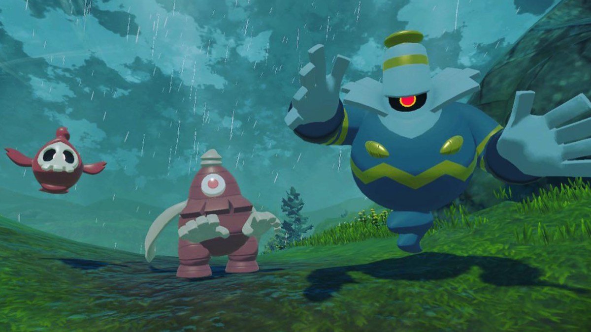 Duskull, Dusclops, and Dusknoir as seen in Pokemon Legends Arceus