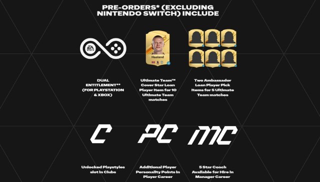 EA FC 24 pre-order rewards