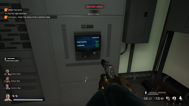 Displays the Cable Connector and correct color switch in No Rest for the Wicked (Payday 3).