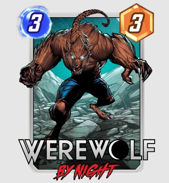 Werewolf by Night Marvel Snap card