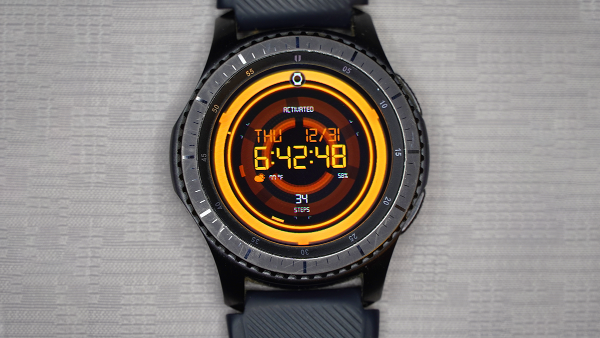 A Samsung Frontier S3 Smartwatch.