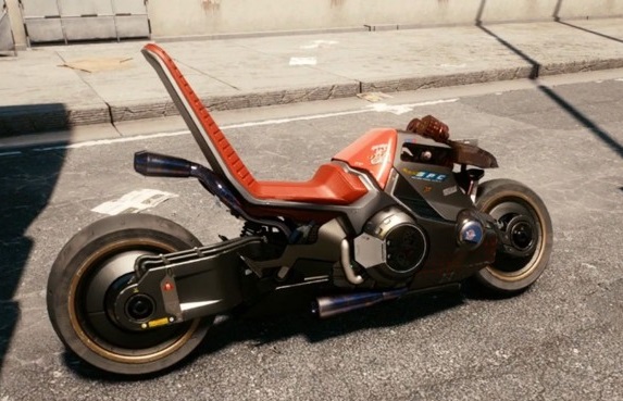 Cyberpunk 2077's  Tyger Claw Custom is ready to go on the empty streets of Night City.