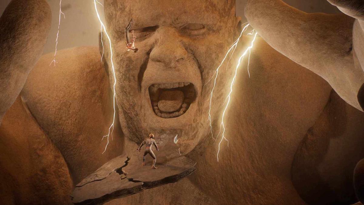 Sandman attacking both Peter parker and Mile morales in spider-man 2