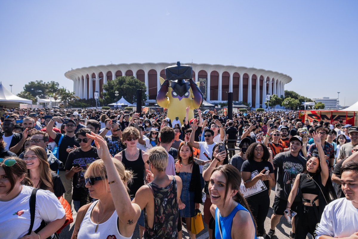 LOS ANGELES, CALIFORNIA - AUGUST 26: A view of atmosphere at VALORANT Champions Los Angeles Fan Fest at the Kia Forum on August 26, 2023 in Los Angeles, California.