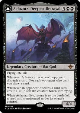 Aclazotz, Deepest betrayal legendary god creature from Los Caverns of Ixalan