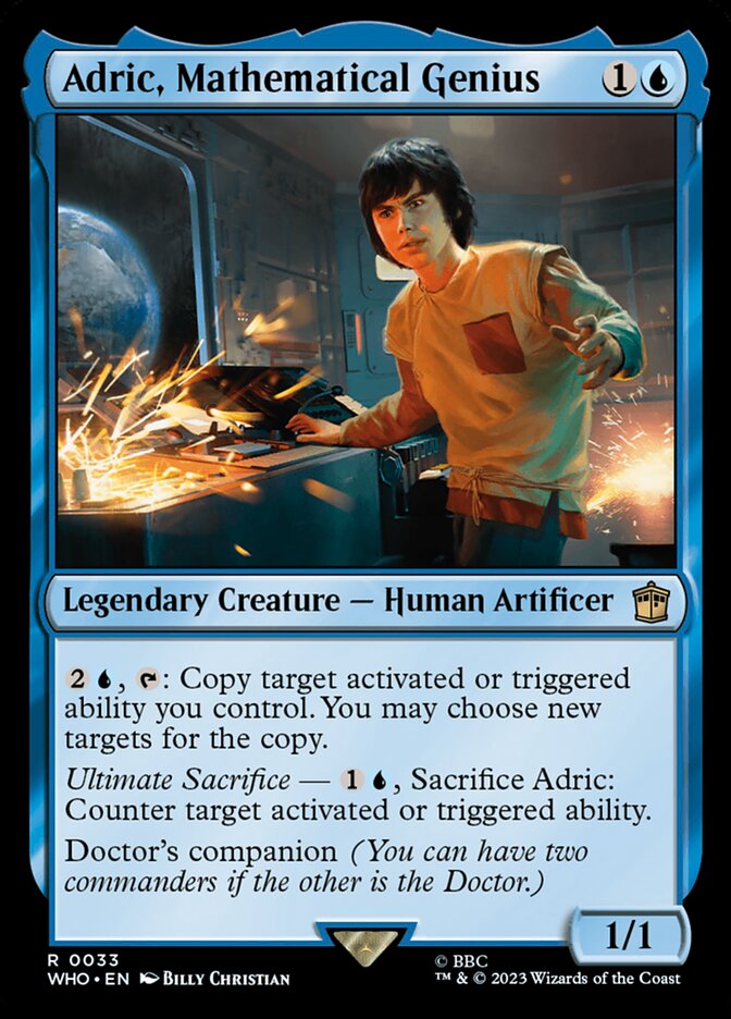 Adric, Mathematical Genius | Image via WotC