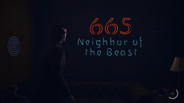 A neon sign that says