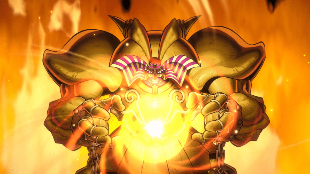 Exodia preparing to blast its opponent in Yu-Gi-Oh! Master Duel.