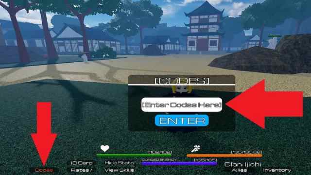 How to redeem codes in Jujutsu Chronicles