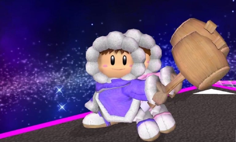 Ice Climbers Taunt in Smash Bros Melee