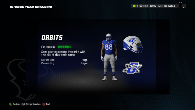 Orbits Madden 24 Relocation uniform