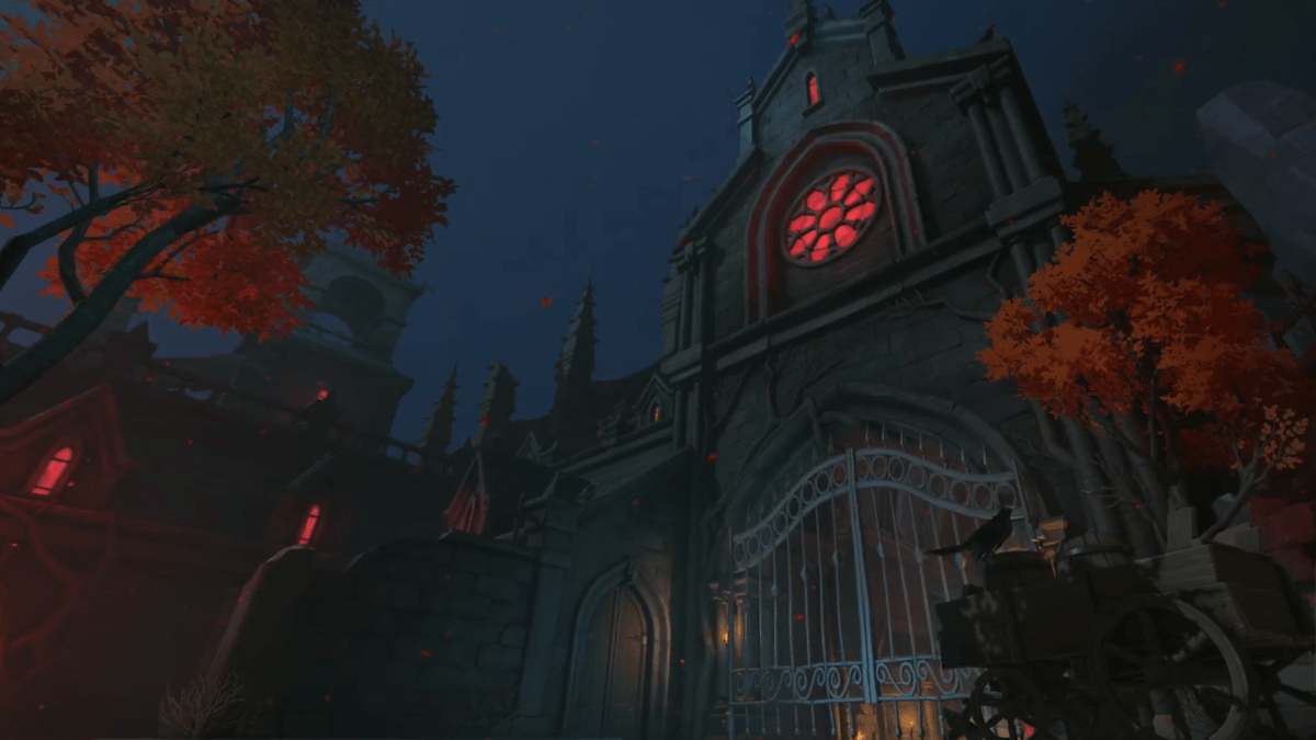 Blizzard World transformed into a terrifying haunted house.