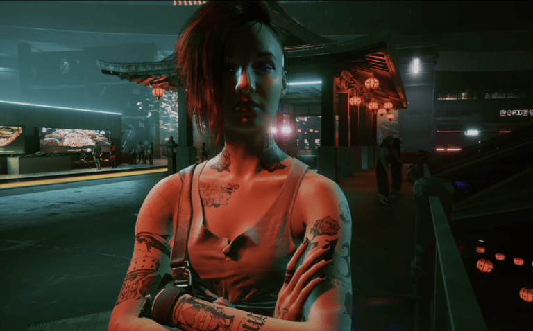 Judy Alvarez from Cyberpunk 2077.