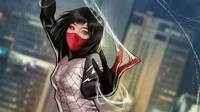 Cindy Moon, aka Silk, in a Marvel comic.