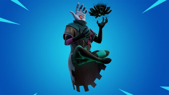 Fortnite's Sinister Glare skin levitating