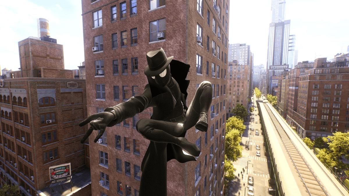 Spider-Man 2 noir