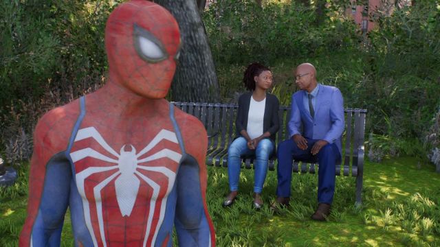 Spider-Man, Tasha, and Earl