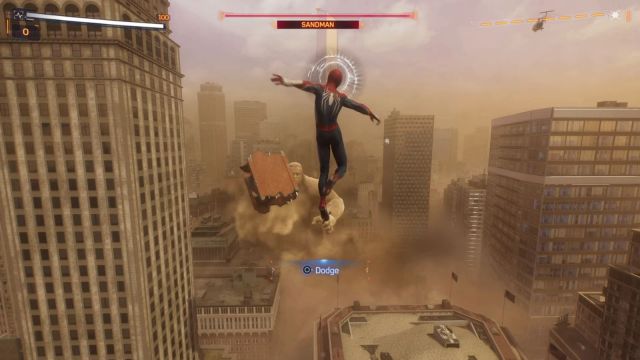 Spider-Man fightingSandman