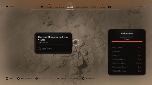 Wilderness historical site in assassin's creed mirage