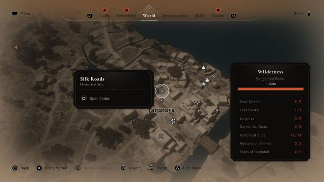 Wilderness historical site in assassin's creed mirage