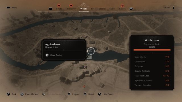 Wilderness historical site in assassin's creed mirage