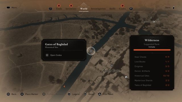 Wilderness historical site in assassin's creed mirage