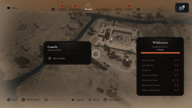 Wilderness historical site in assassin's creed mirage