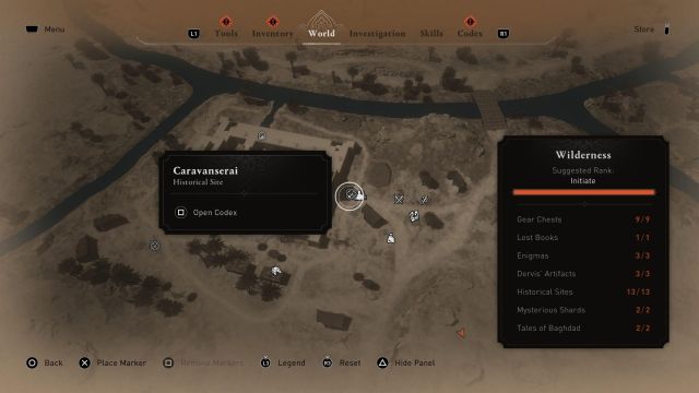 Wilderness historical site in assassin's creed mirage