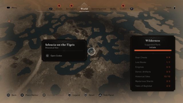 Wilderness historical site in assassin's creed mirage