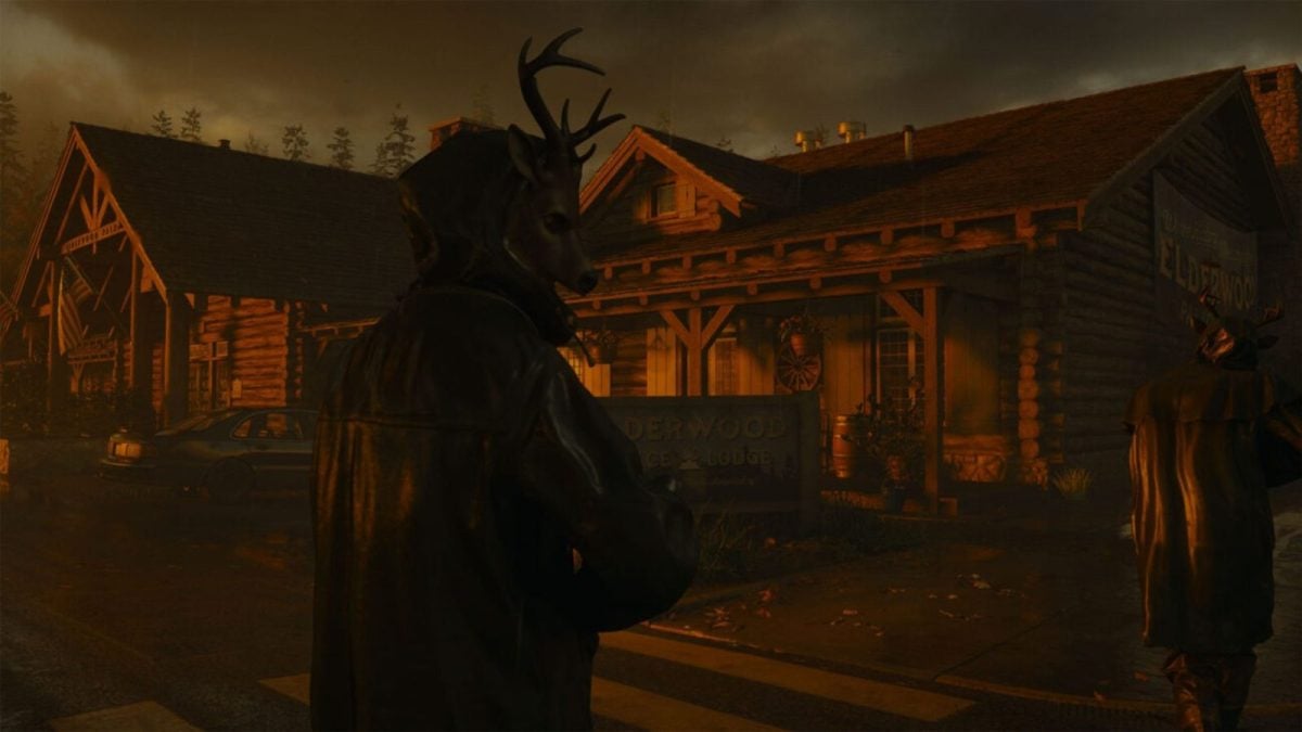 character with mask in alan wake 2