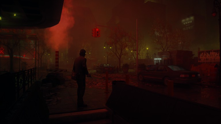 Alan Wake in the Dark Place in Alan Wake 2