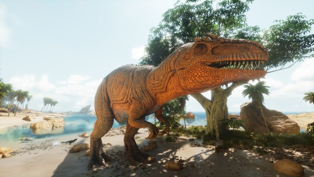 A tamed giga in Ark: Survival Ascended