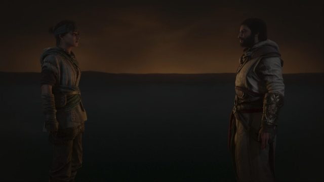 basim face to face with nehal in assassin's creed mirage