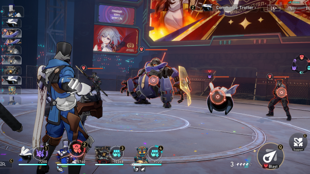 The player's Aether Spirit team taking on Topaz's team.