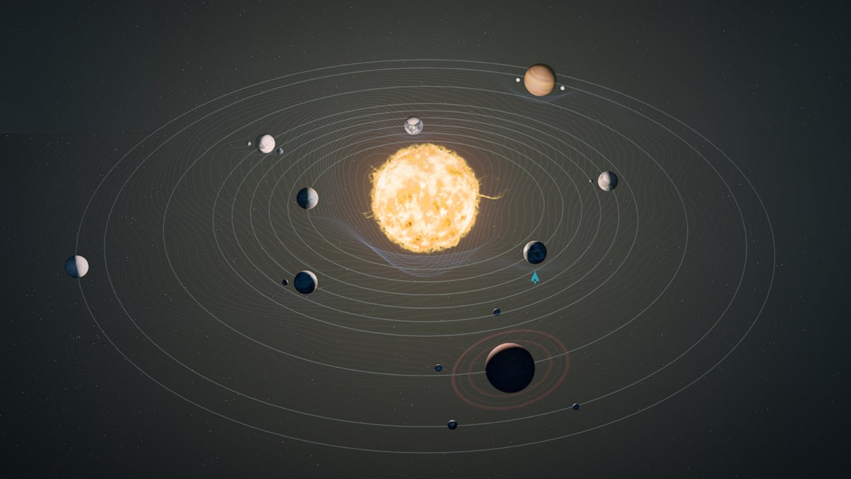 The Charybdis star system and all its planets and moons.