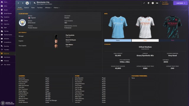 Manchester City Football Manager 2024 overview