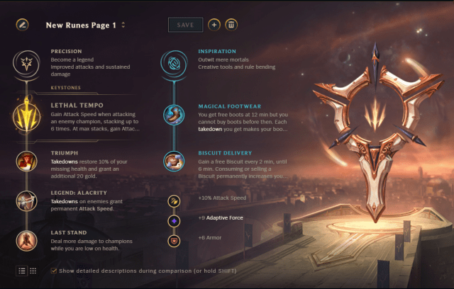 Jax rune setup