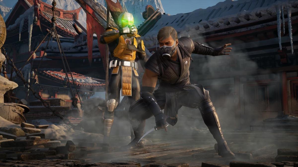 Smoke and Cyrax fight intro